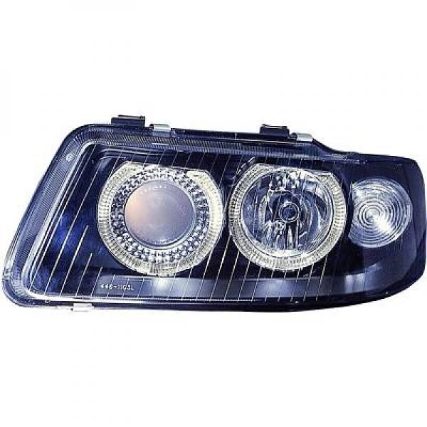 LAMPADA FRONTALE FARO copertura lenti destra laterale per Audi A4 B6 2002-05 EUR 54,62 - IT