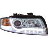 Audi-A4-B6-LimAvant-00-04-Faróis-Tubeline-TFL-Cromados
