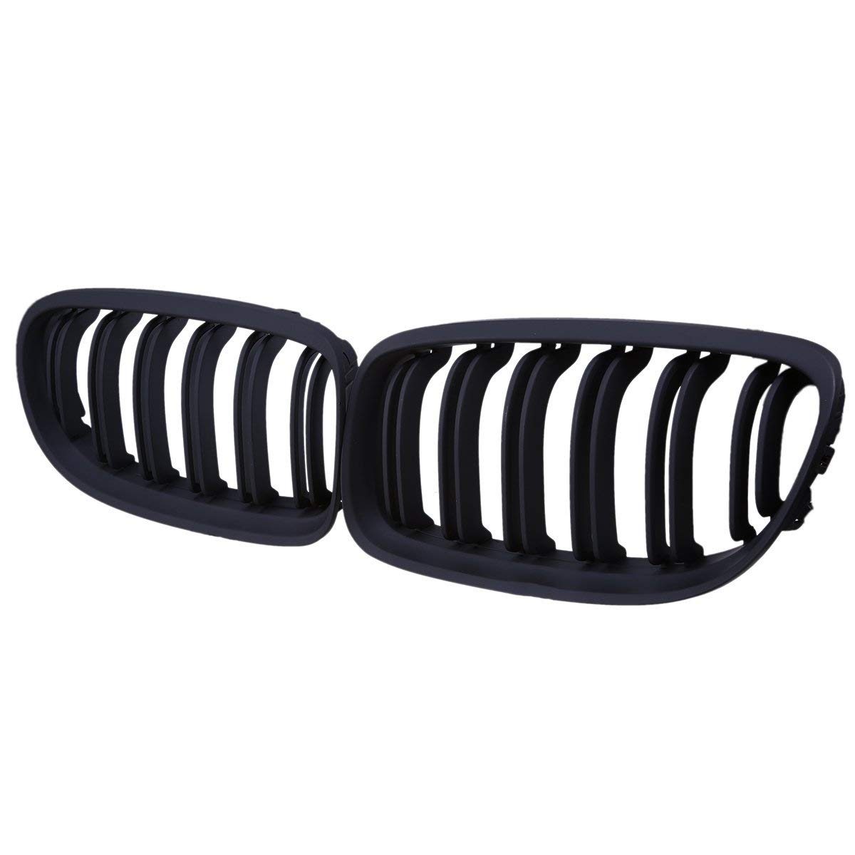 thumbnail image 2 of  Matte Black Single Slat Kidney Grille Replacement For BMW 3 Series E90 E91 (2008-2012) - Front Bumper Grill Set 2 of 4
