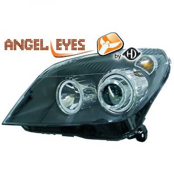 Opel-Astra-H-04-09-Faróis-Angel-Eyes-Preto
