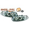 Rover-200-Serie-95-00-Faróis-Angel-Eyes-Cromados
