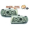 Seat-Ibiza-6K-93-99-Faróis-Angel-Eyes-Fundo-Cromado