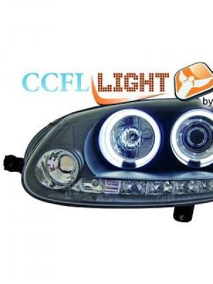 Volkswagen-Golf-V-Variant-07-09-Faróis-Angel-Eyes-Preto-CCFL