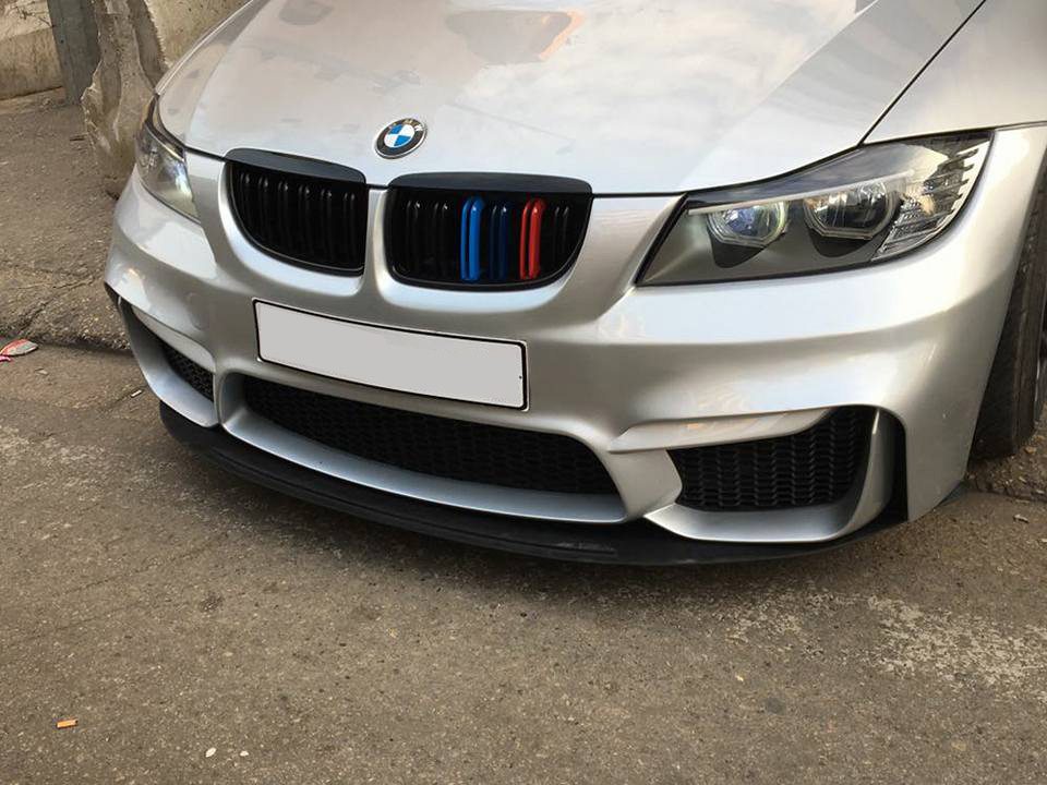 BMW-Serie-3-E90-05-08-Para-choques-Frente-Look-M4-sem-Faróis-de-Nevoeiro