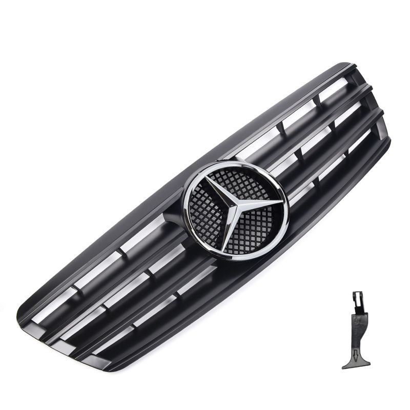 Mercedes Benz Class C W203 00 04 Grelha Look AMG 4 L mina Preto Mercedes Benz Class C W203 00 04 Grelha Look AMG 4 L mina Preto