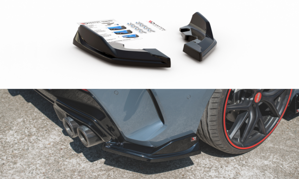 BMW Serie 1 F40 (19->>) - Splitters Traseiros v.4 Pack-M / M135i 