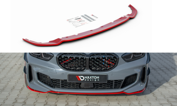 BMW Serie 1 F40 (19->>) - Lâmina Frontal Desportiva v.4 Pack-M / M135i (Vermelho)