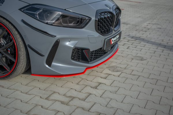 BMW Serie 1 F40 (19->>) - Lâmina Frontal Desportiva v.4 Pack-M / M135i (Vermelho)