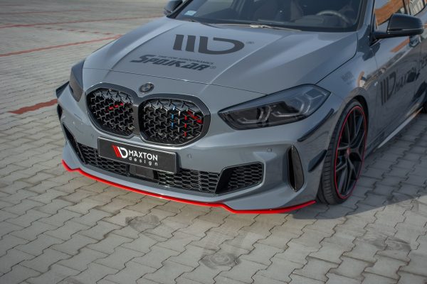 BMW Serie 1 F40 (19->>) - Lâmina Frontal Desportiva v.4 Pack-M / M135i (Vermelho)