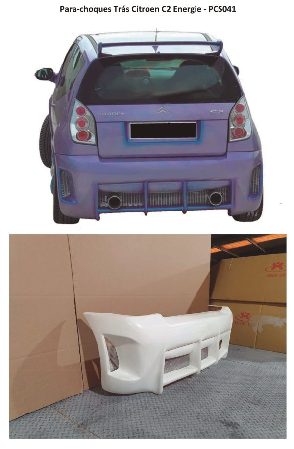 Outlet - Para-choques Trás Citroën C2 Energie (03-08)