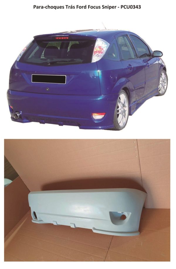 Outlet - Para-choques Trás Ford Focus Sniper (98-04)