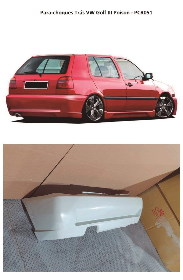 Outlet - Para-choques Trás Volkswagen Golf III Poison (91-97)