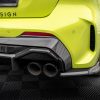 BMW 1 F40 Pack M/ M135i - Carbon Fiber Difusor traseiro V.1 + escape Milltek Sport | CF-BM-1-40-M-RS1OO_OO-245-P | Produto Maxton Design distribuído por Unicartuning.