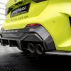 BMW 1 F40 Pack M/ M135i - Carbon Fiber Difusor traseiro V.1 + escape Milltek Sport | CF-BM-1-40-M-RS1OO_OO-245-P | Produto Maxton Design distribuído por Unicartuning.