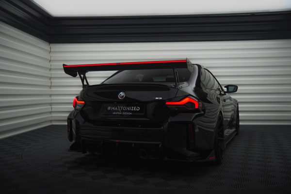 BMW M2 G87 - Carbon Fiber Aileron traseiro + LED light | CF-BM-M2-G87-WING5-245-P+LED | Produto Maxton Design distribuído por Unicartuning. BMW M2 G87 - Carbon Fiber Aileron traseiro + LED light | CF-BM-M2-G87-WING5-245-P+LED | Produto Maxton Design distribuído por Unicartuning.