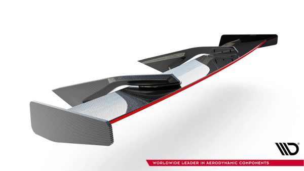 Dodge Challenger Mk3 - Aileron traseiro em carbono + LED