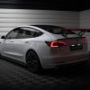 Tesla Model 3 - Aileron traseiro em carbono + LED | CF-TE-MODEL3-1-245-P+LED | Produto Maxton Design distribuído por Unicartuning.