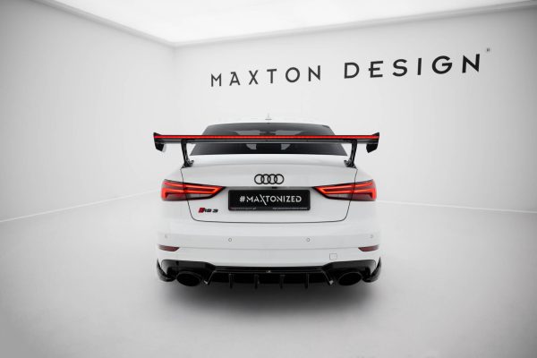 Audi A3 / A3 S-Line / S3 / RS3 Sedan 8V / 8V (facelift) - Aileron traseiro em carbono com suportes + LED | CF-AU-S3-8V-S-WING5-EXT-245-P+LED | Produto Maxton Design distribuído por Unicartuning. Audi A3 / A3 S-Line / S3 / RS3 Sedan 8V / 8V (facelift) - Aileron traseiro em carbono com suportes + LED | CF-AU-S3-8V-S-WING5-EXT-245-P+LED | Produto Maxton Design distribuído por Unicartuning.