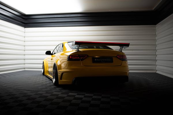 Audi A5 Coupé 8T - Aileron traseiro em carbono com suportes + LED | CF-AU-A5-1-WING5-EXT-245-P+LED | Produto Maxton Design distribuído por Unicartuning. Audi A5 Coupé 8T - Aileron traseiro em carbono com suportes + LED | CF-AU-A5-1-WING5-EXT-245-P+LED | Produto Maxton Design distribuído por Unicartuning.
