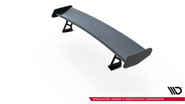 BMW 4 F32 / 4 F32 Pack M Coupé - Aileron traseiro em carbono com suportes + LED