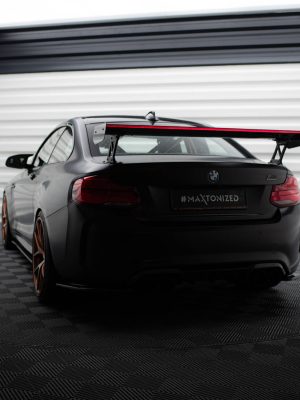 BMW M2 F87 / 2 / 2 Pack M F22 - Aileron traseiro em carbono com suportes + LED | CF-BM-M2-F87-WING5-EXT-245-P+LED | Produto Maxton Design distribuído por Unicartuning. BMW M2 F87 / 2 / 2 Pack M F22 - Aileron traseiro em carbono com suportes + LED | CF-BM-M2-F87-WING5-EXT-245-P+LED | Produto Maxton Design distribuído por Unicartuning.