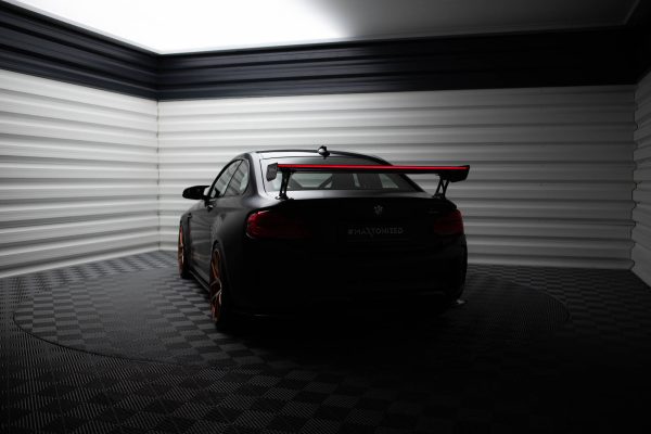 BMW M2 F87 / 2 / 2 Pack M F22 - Aileron traseiro em carbono com suportes + LED | CF-BM-M2-F87-WING5-EXT-245-P+LED | Produto Maxton Design distribuído por Unicartuning. BMW M2 F87 / 2 / 2 Pack M F22 - Aileron traseiro em carbono com suportes + LED | CF-BM-M2-F87-WING5-EXT-245-P+LED | Produto Maxton Design distribuído por Unicartuning.