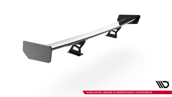 BMW 3 Coupé E46 - Aileron traseiro em carbono com suportes | CF-BM-3-46-C-WING5-INT-245-P | Produto Maxton Design distribuído por Unicartuning.