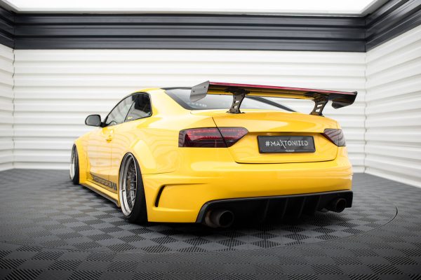 Audi A5 Coupé 8T - Aileron traseiro em carbono com suportes + LED | CF-AU-A5-1-WING5-INT-245-P+LED | Produto Maxton Design distribuído por Unicartuning. Audi A5 Coupé 8T - Aileron traseiro em carbono com suportes + LED | CF-AU-A5-1-WING5-INT-245-P+LED | Produto Maxton Design distribuído por Unicartuning.