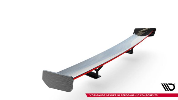 BMW M3 G80 / M340i G20 / 3 Pack M G20 / 3 Standard G20 - Aileron traseiro em carbono com suportes + LED | CF-BM-3-92-WING5-INT-245-P+LED | Produto Maxton Design distribuído por Unicartuning.
