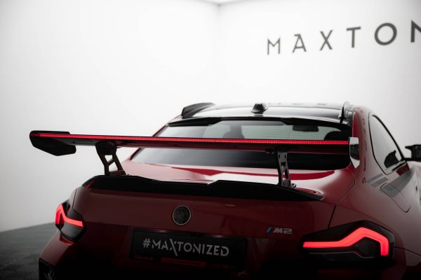 BMW M2 G87 - Aileron traseiro em carbono com suportes + LED | CF-BM-M2-G87-WING5-INT-245-P+LED | Produto Maxton Design distribuído por Unicartuning. BMW M2 G87 - Aileron traseiro em carbono com suportes + LED | CF-BM-M2-G87-WING5-INT-245-P+LED | Produto Maxton Design distribuído por Unicartuning.