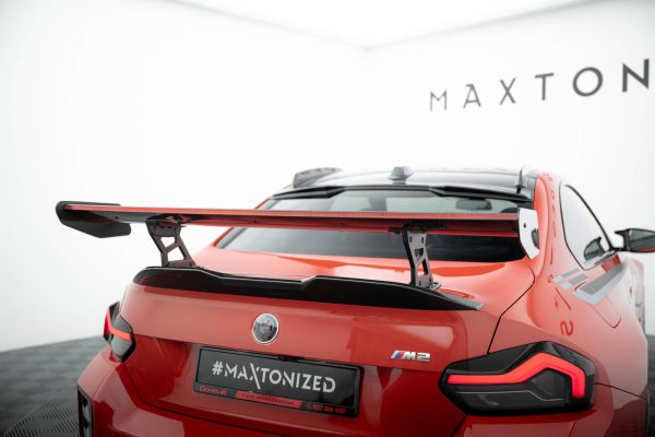 BMW M2 G87 - Aileron traseiro em carbono com suportes + LED | CF-BM-M2-G87-WING5-INT-245-P+LED | Produto Maxton Design distribuído por Unicartuning. BMW M2 G87 - Aileron traseiro em carbono com suportes + LED | CF-BM-M2-G87-WING5-INT-245-P+LED | Produto Maxton Design distribuído por Unicartuning.