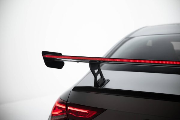 Mercedes-Benz CLA Coupé C118 / C118 (facelift) - Aileron traseiro em carbono com suportes + LED | CF-ME-CLA-118-WING5-INT-245-P+LED | Produto Maxton Design distribuído por Unicartuning.