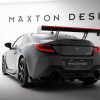 Toyota GR86 / Subaru BRZ Mk2 - Aileron traseiro em carbono com suportes + LED | CF-TO-GR86-1-WING5-INT-245-P-2+LED | Produto Maxton Design distribuído por Unicartuning.
