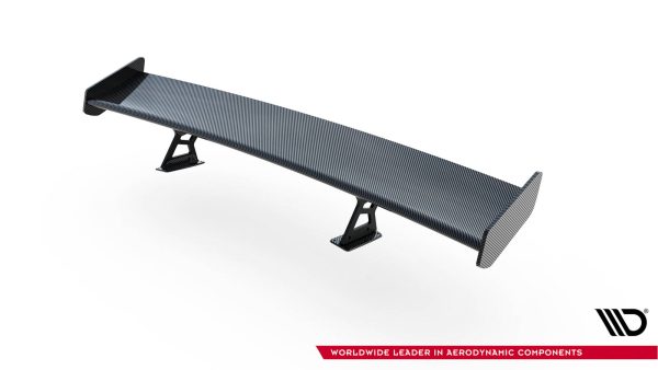 BMW 1 M E82 - Aileron traseiro em carbono com suportes V.1 + LED | CF-BM-1-82-M-WING5-INT-245-P-1+LED | Produto Maxton Design distribuído por Unicartuning.