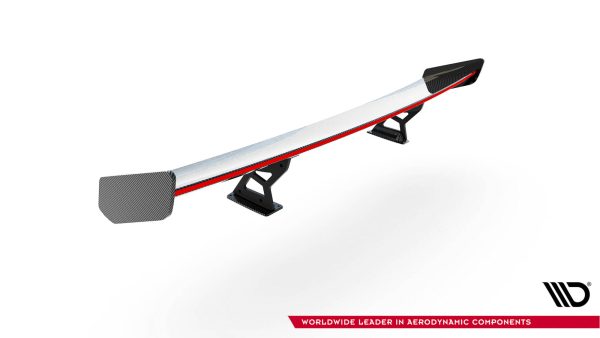 BMW 1 M E82 - Aileron traseiro em carbono com suportes V.1 + LED