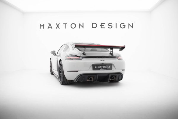 Porsche 718 Cayman 982c - Aileron traseiro em carbono com suportes V.1 + LED | CF-PO-CA-718-GTS-WING5-INT-245-P+LED-1 | Produto Maxton Design distribuído por Unicartuning. Porsche 718 Cayman 982c - Aileron traseiro em carbono com suportes V.1 + LED | CF-PO-CA-718-GTS-WING5-INT-245-P+LED-1 | Produto Maxton Design distribuído por Unicartuning.