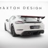 Porsche 718 Cayman 982c - Aileron traseiro em carbono com suportes V.2 + LED | CF-PO-CA-718-GTS-WING5-INT-245-P+LED-2 | Produto Maxton Design distribuído por Unicartuning.