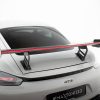 Porsche 718 Cayman 982c - Aileron traseiro em carbono com suportes V.2 + LED | CF-PO-CA-718-GTS-WING5-INT-245-P+LED-2 | Produto Maxton Design distribuído por Unicartuning.