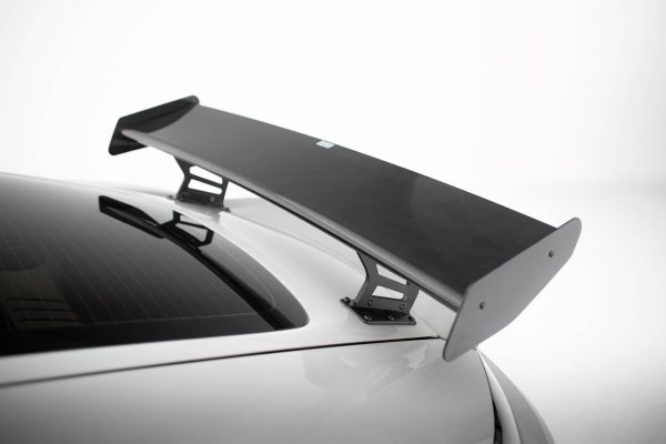 Porsche 718 Cayman 982c - Aileron traseiro em carbono com suportes V.2 + LED | CF-PO-CA-718-GTS-WING5-INT-245-P+LED-2 | Produto Maxton Design distribuído por Unicartuning.