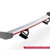 Porsche 718 Cayman 982c - Aileron traseiro em carbono com suportes V.2 + LED