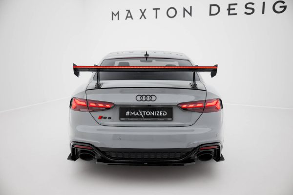 BMW 1 F40 Pack M/ M135i - Aileron traseiro em carbono + LED | CF-AU-S5-2F-C-WING5-UPP-245-P+LED | Produto Maxton Design distribuído por Unicartuning.