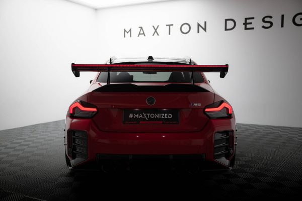 BMW X5 Pack M G05 (facelift) - Aileron traseiro em carbono + LED | CF-BM-M2-G87-WING5-UPP-245-P+LED | Produto Maxton Design distribuído por Unicartuning.
