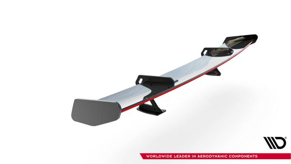 BMW X5 Pack M G05 (facelift) - Aileron traseiro em carbono + LED | CF-BM-M2-G87-WING5-UPP-245-P+LED | Produto Maxton Design distribuído por Unicartuning.