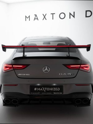 Mercedes-Benz CLE AMG-line C236 - Aileron traseiro em carbono + LED | CF-ME-CLA-118-WING5-UPP-245-P+LED | Produto Maxton Design distribuído por Unicartuning.
