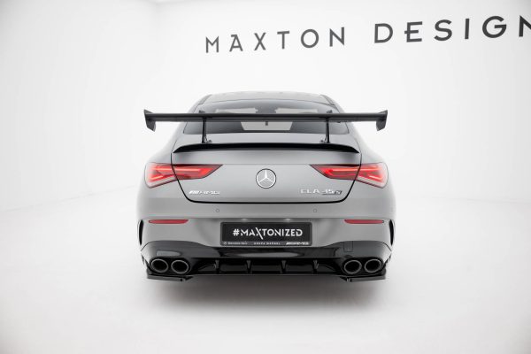 Mercedes-Benz CLA Coupé C118 / C118 (facelift) -  Aileron traseiro em carbono | CF-ME-CLA-118-WING5-UPP-245-P | Produto Maxton Design distribuído por Unicartuning.