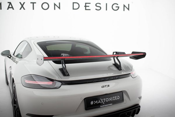 Porsche 718 Cayman 982c - Aileron traseiro em carbono V.2 + LED | CF-PO-CA-718-GTS-WING5-UPP-245-P+LED-2 | Produto Maxton Design distribuído por Unicartuning. Porsche 718 Cayman 982c - Aileron traseiro em carbono V.2 + LED | CF-PO-CA-718-GTS-WING5-UPP-245-P+LED-2 | Produto Maxton Design distribuído por Unicartuning.