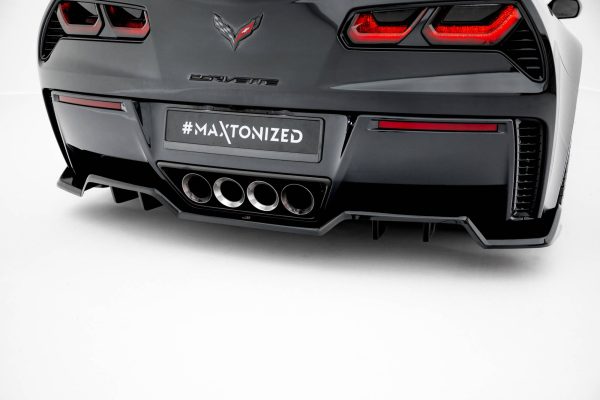 Chevrolet Corvette Z06 C7 - Central Difusor traseiro | CH-CO-C7-Z06-RD1G+RD2G | Produto Maxton Design distribuído por Unicartuning.