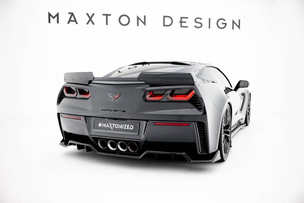 Chevrolet Corvette Z06 C7 - Central Difusor traseiro | CH-CO-C7-Z06-RD1G+RD2G | Produto Maxton Design distribuído por Unicartuning.