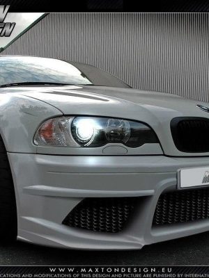 BMW 3 E46 - 4 Door Saloon < Generation V > - Pára-choques frontal | BM-3-46-F5SA | Produto Maxton Design distribuído por Unicartuning.