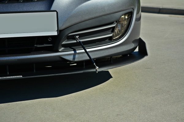 Hyundai Genesis Coupé Mk1 - Lâmina frontal RACING | HY-GE-1-C-CNC-FD1A | Produto Maxton Design distribuído por Unicartuning.
